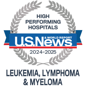 U.S. News and World Report High Performing Hospitals 2024 - 2025 Leukemia Lymphoma and Myeloma