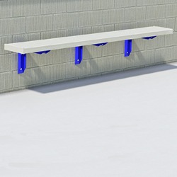 Wall Mount Bench - Using Aluminum