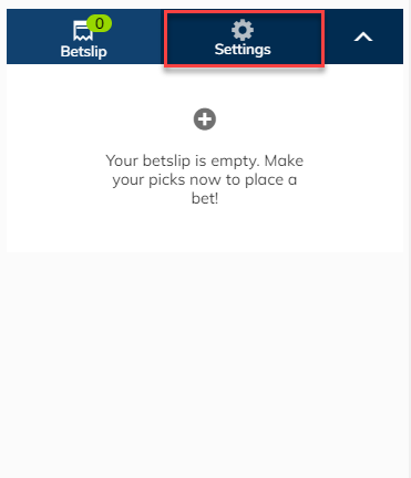 empty betslip