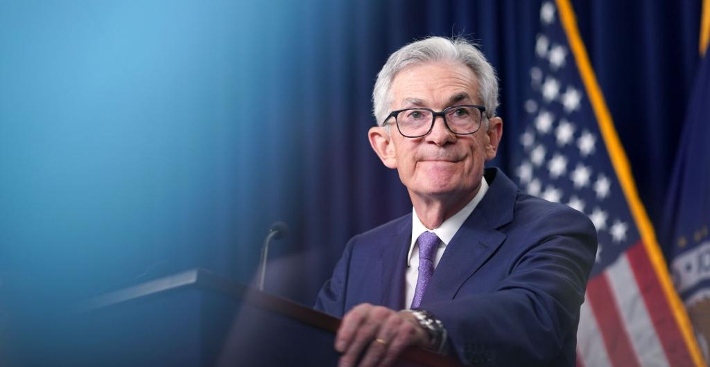 Jerome Powell, presidente de la FED