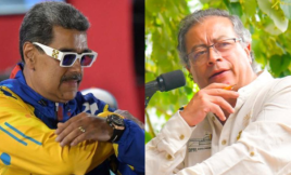 Nicolás Maduro y Gustavo Petro