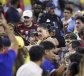 Pelea entre jugadores de Uruguay y aficionados