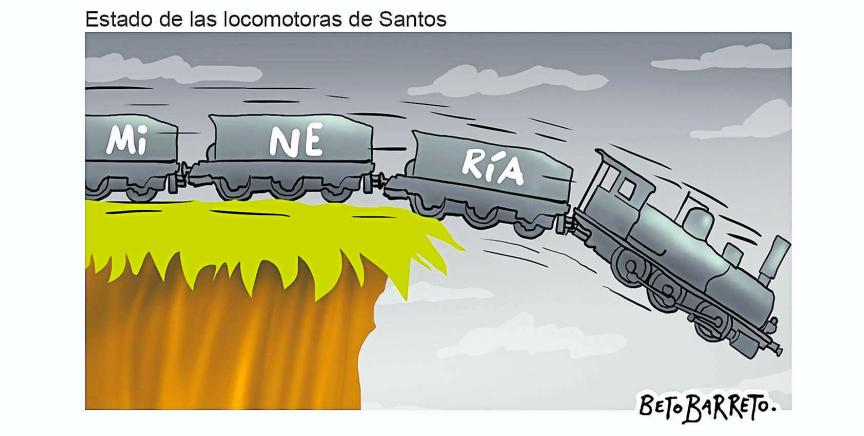Estado de las locomotoras de Santos
