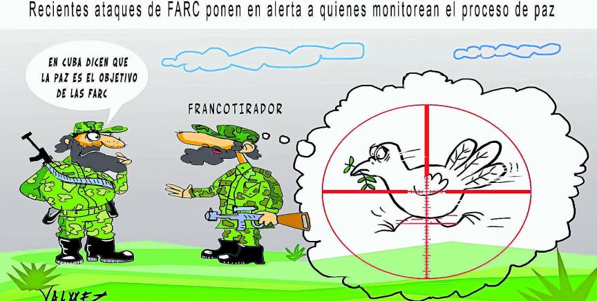 Recientes ataques de las Farc ponen en alerta a quienes monitorean el proceso de paz