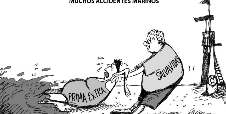 Muchos accidentes marinos
