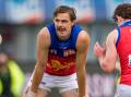 Brisbane Lions forward Joe Daniher at UTAS Stadium. Picture by Phillip Biggs 