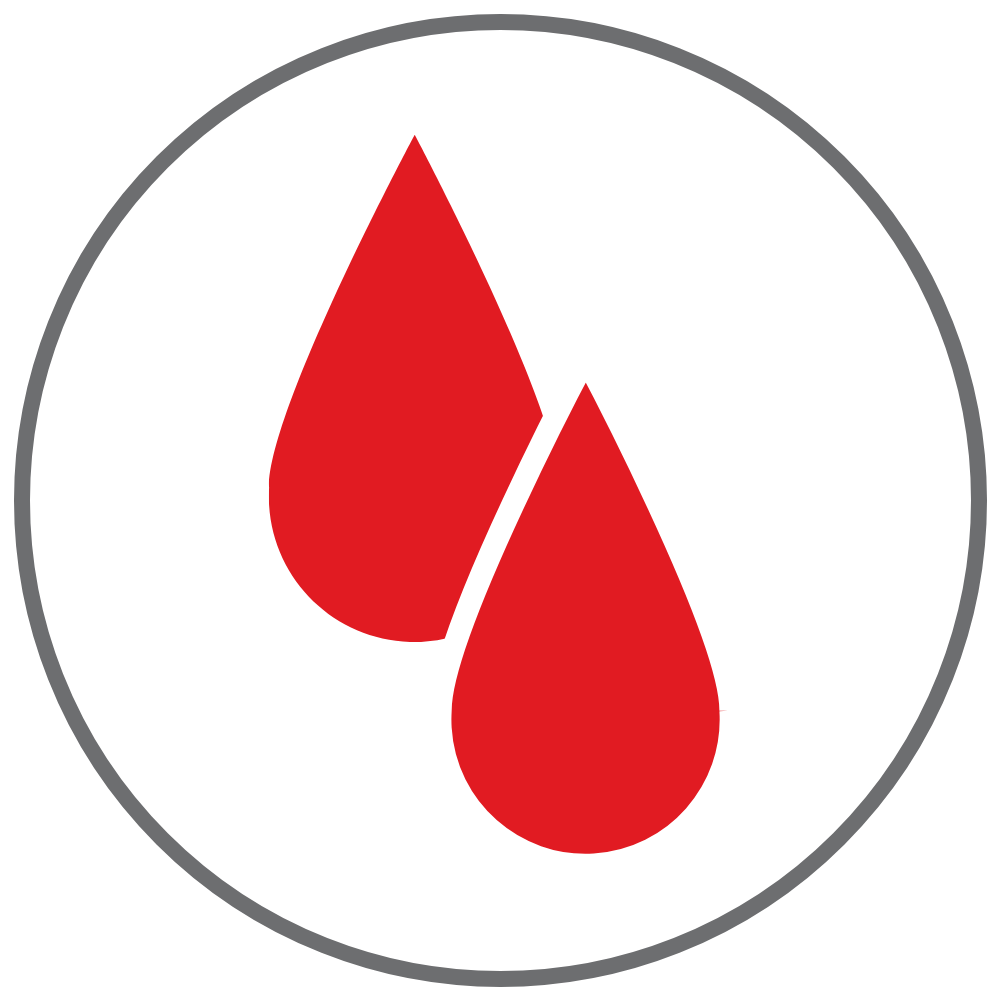 Blood drops icon