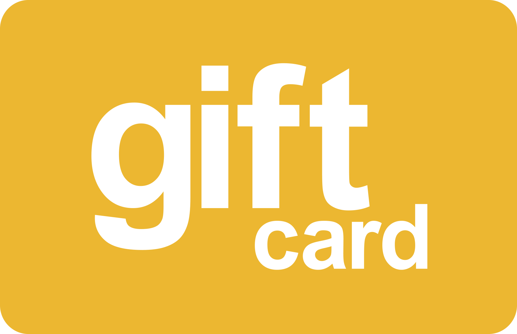 A gift card