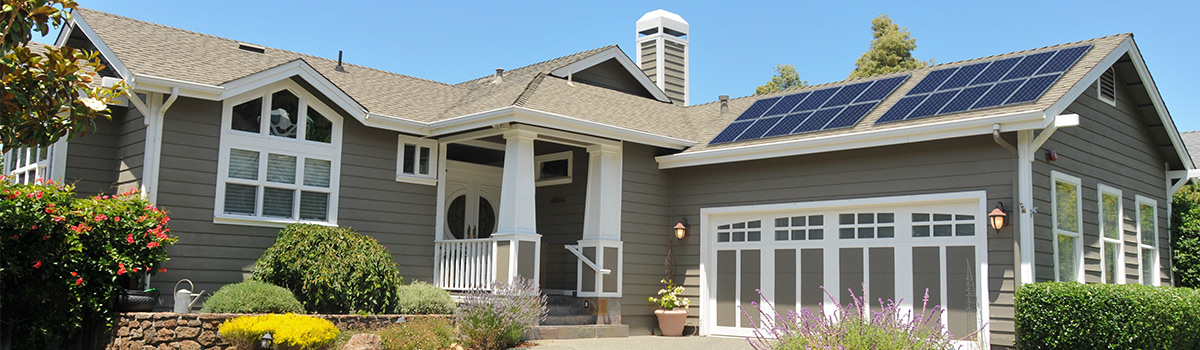 Energía solar con paneles para el hogar
