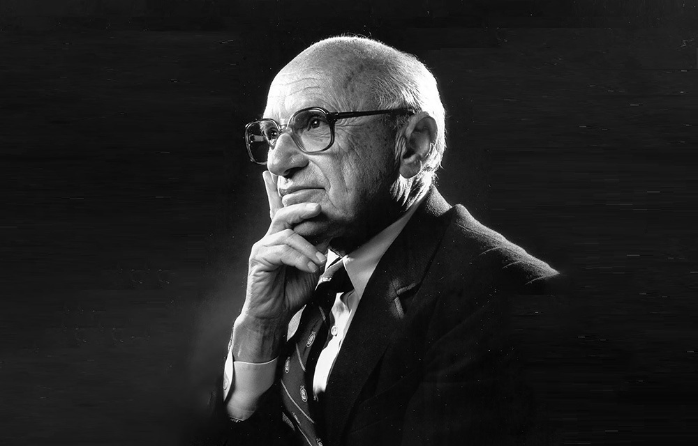 Milton Friedman headshot.