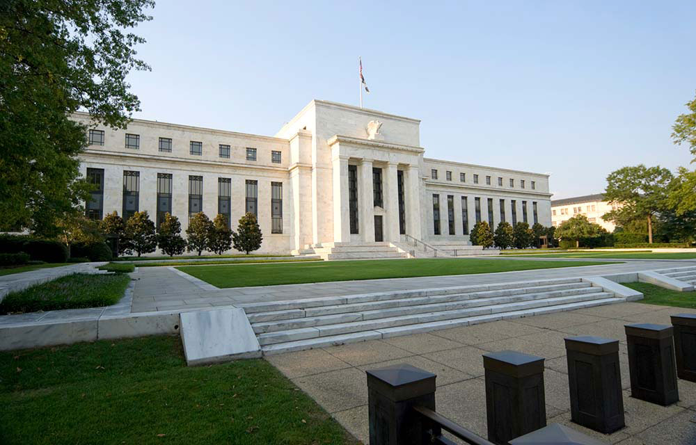 Board of Governors building in D.C.