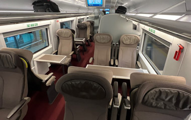 Eurostar e320 first class seats