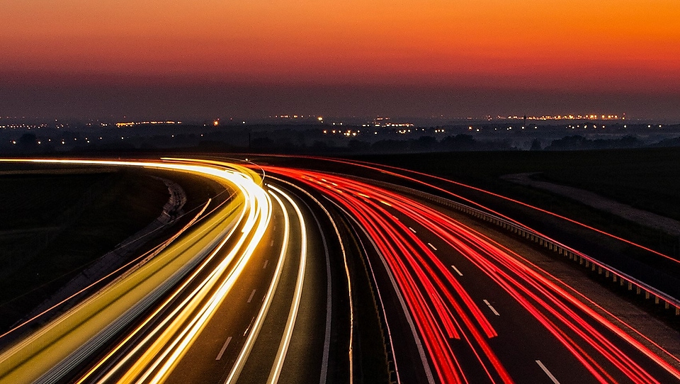 Light on road