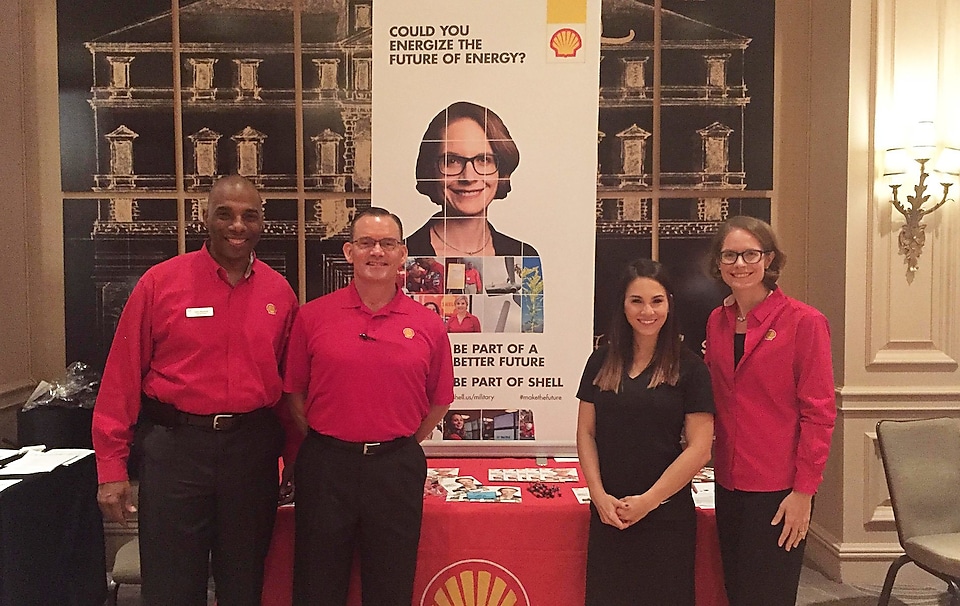 Shell representatives at various recruiting conferences