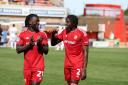 Sobowale and Tshimanga celebrate Town's first win