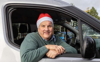 Richard Carley delivers food boxes to about 40 pensioners, some of whom have known him since he was a child