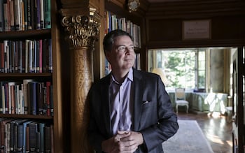 Former FBI director, now thriller writer, James Comey