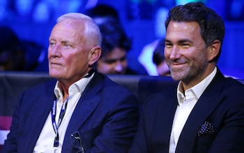 Barry Hearn and Eddie Hearn