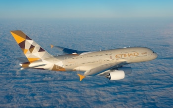 Etihad plane