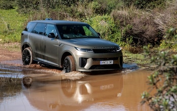 A Range Rover Sport SV