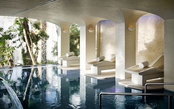 Indoor pool at Nobu Hotel Marbella