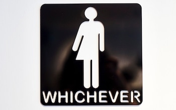 Toilet humour: a gender-neutral sign of the times