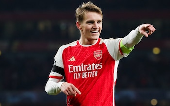 Arsenal captain Martin Odegaard