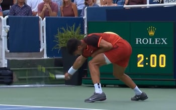 Watch: Carlos Alcaraz loses his cool and destroys racket in surprise defeat to Gael Monfils