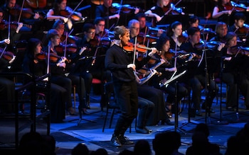 Daniel Pioro performing at the Late Night With Jonny Greenwood Prom in 2019