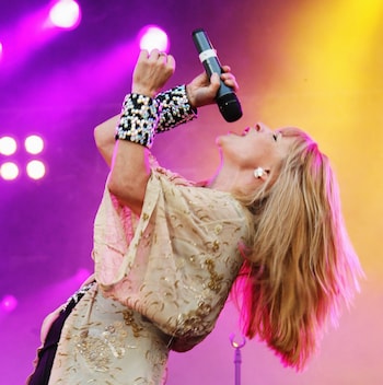 Willcox performing during the Here And Now Tour in 2008