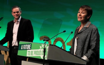 Jonathan Bartley and Caroline Lucas