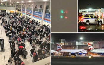 Gatwick chaos as drones cause runway to close