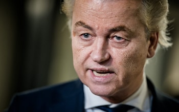 Dutch PVV far-right leader Geert Wilders