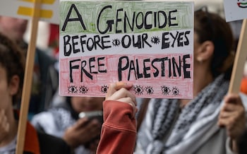 Pro-Palestine demonstrators