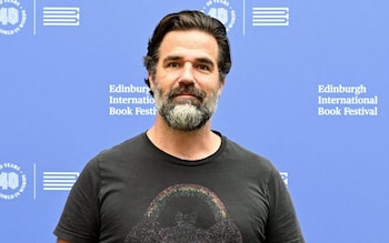 Rob Delaney poses for a photograph at the Edinburgh International Book Festival