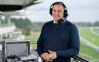 John Hunt at work at Bath racecourse