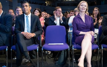 Tory leadership contenders Rishi Sunak and Liz Truss 