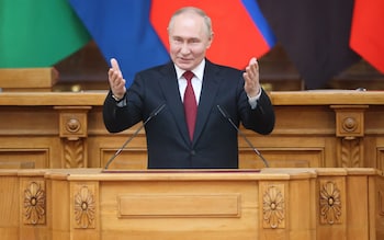 Russian president Vladimir Putin