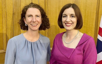 Anneliese Dodds (left) and Bridget Phillipson