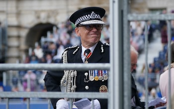 Sir Mark Rowley arrives at Trooping the Colour