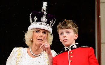Queen Camilla talking to her grandson Freddy - Queen gives puppy same name as her grandson