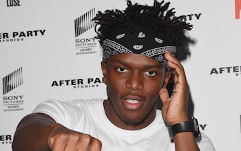 The multi-millionaire YouTuber KSI at the World Premier of his documentary in London