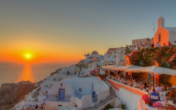 santorini sunset holiday travel photography