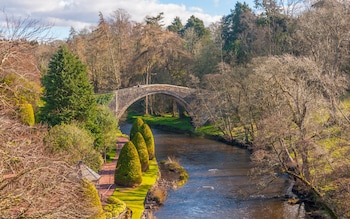 Brig o'Doon at Alloway ayrshire. Scotland made famous by Robert Burns poem Tam O Shanter