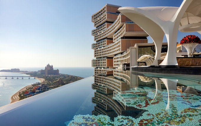 On top of the world: the infinity pool at Atlantis The Royal in Dubai