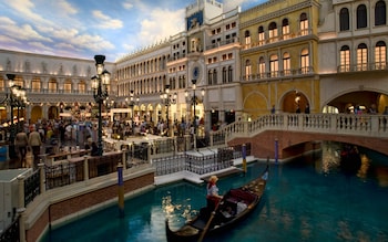 Interiors of the Venetian Resort Hotel Casino, Las Vegas, Nevada, US