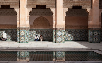 Tourists in Marrakech