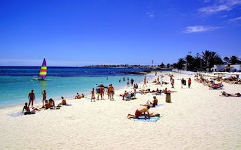 Corralejo Viejo beach is a perfect place to relax in the sun