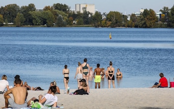 The water quality at Bordeaux's Plage du Lac is classed as excellent