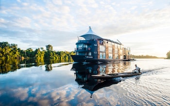 The trip included a five-day cruise down the Amazon river